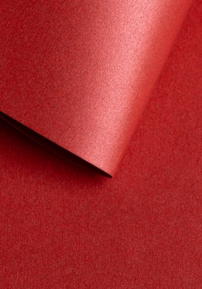 Papier Ozdobny O.Papiernia Perła - czerwony 120g/m2