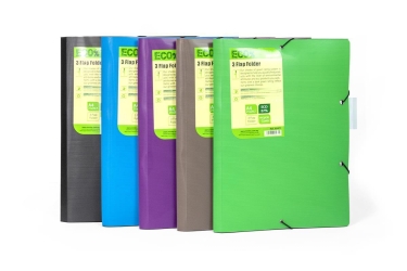 Teczka Mintra Eco 3 Flap Folder - zielona