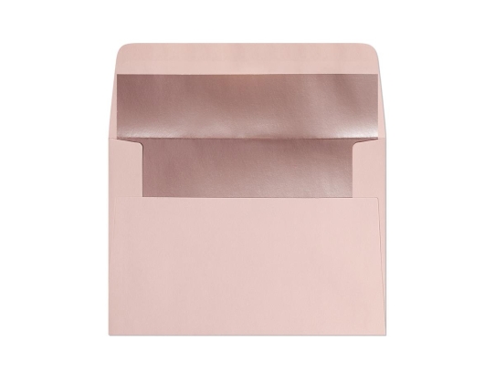 Koperta Ozdobna Galeria Papieru Gładka C6 - różowa metalizowana
